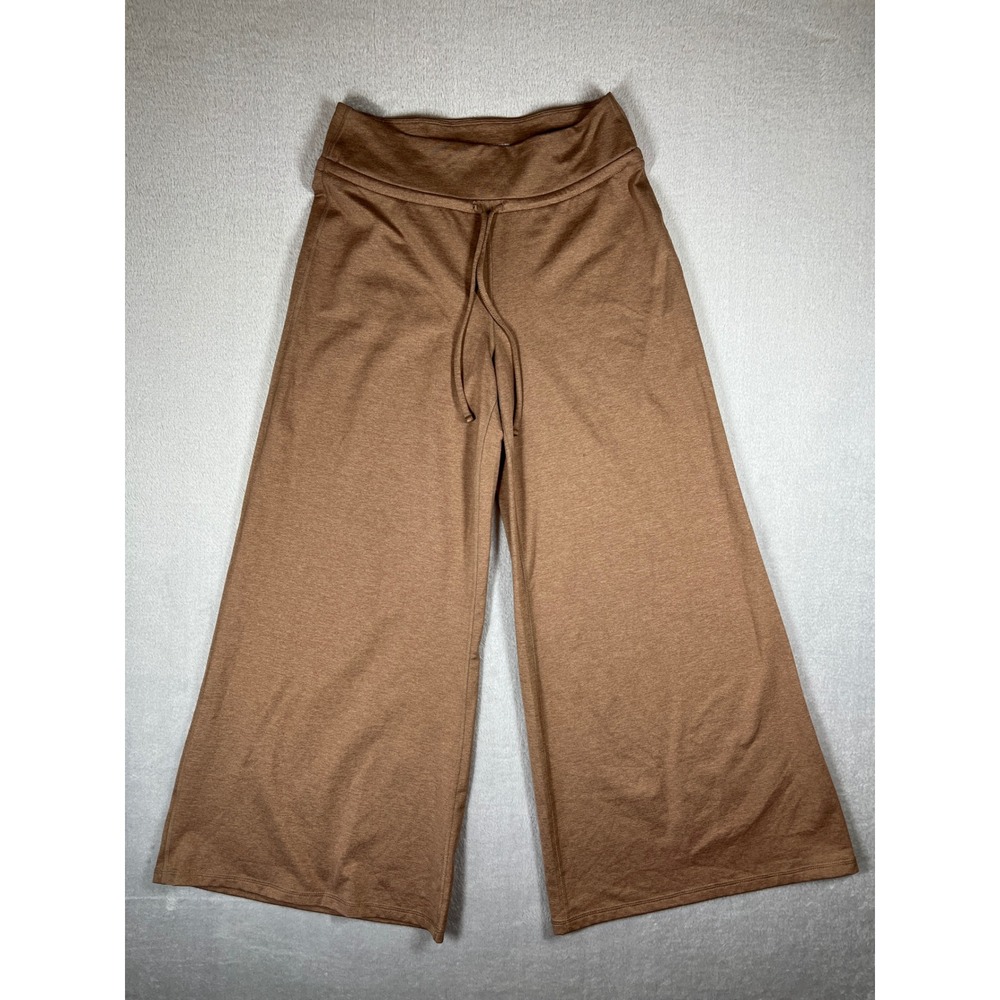 Old Navy CloudComfy Extra High Rise Wide Leg Lounge Pants Brown Large Petite